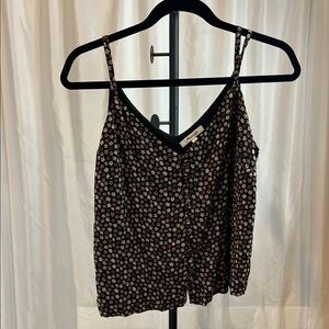 Madewell Black Floral Camisole 6